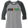 Barx Parx Logo 3/4 Sleeve Baseball Tee - Women's