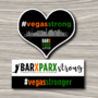 Vegas Strong Barx Parx Logo Stickers