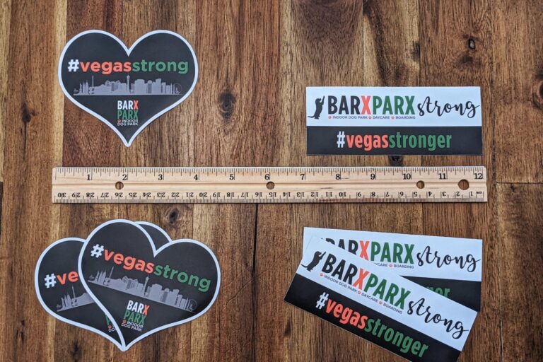 Vegas Strong Barx Parx Logo Stickers - Image 2