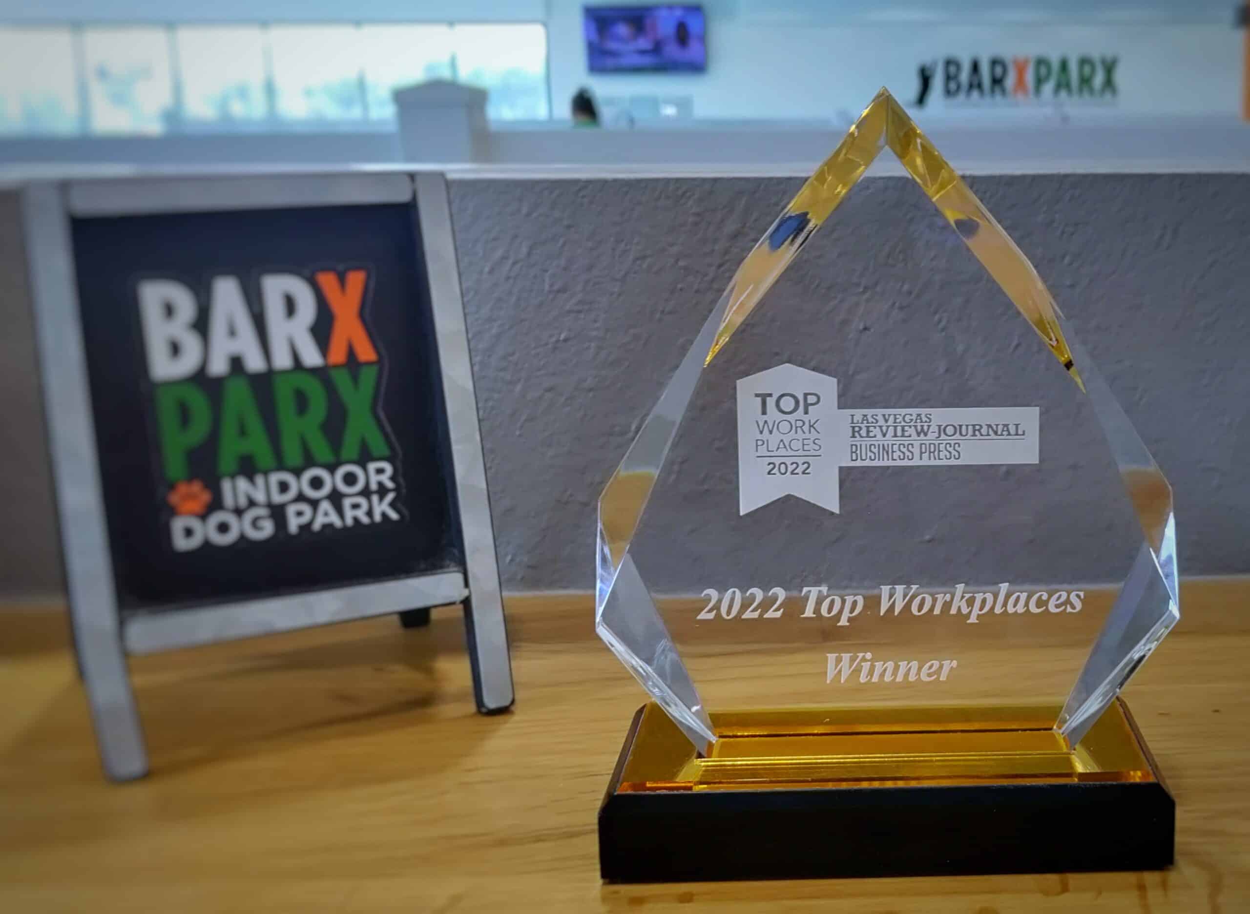 2022 Top Nevada Workplace Gold Awarded To Barx Parx!