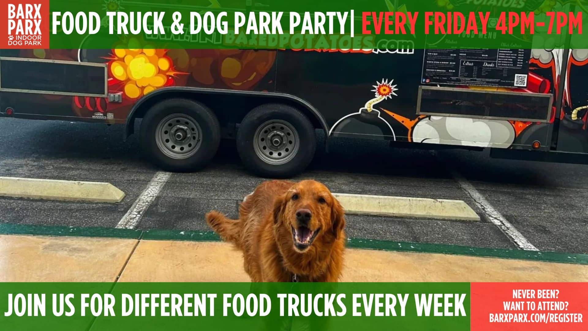 Food truck dog park party 4